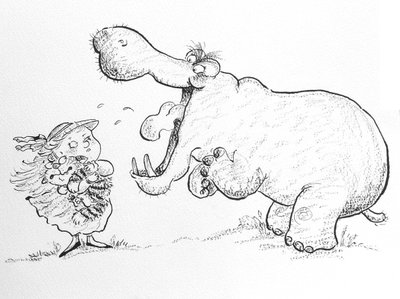 Non ho paura di te, signor Ippopotamo da Maylee Christie